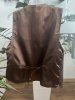 Skórzana brązowa kamizelka Suede Leather Brown 